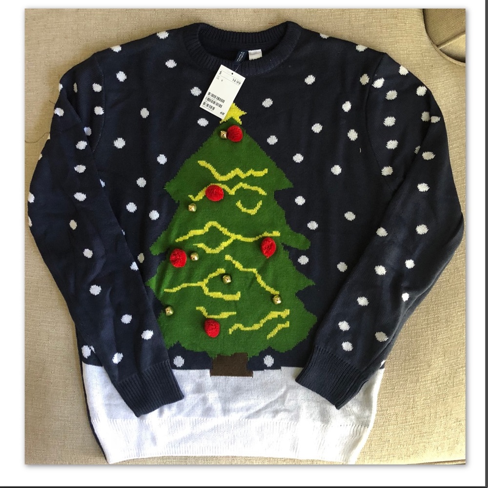 H&M Divided Ugly Christmas Sweater